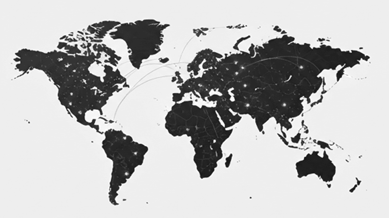 Global server map